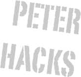 Peter 
hacks